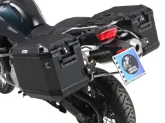 Kofferträgerset Cutout Edelstahlträger inkl. Xplorer schwarz Kofferset für BMW F 800 GS (2024-)