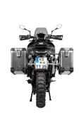 ZEGA Pro Koffersystem für Husqvarna Norden 901, KTM 890 Adventure/ 890 Adventure R/ 790 Adventure / 790 Adventure R Volumen 31/38, Farbe Kofferträger Schwarz, Farbe Alu Natur