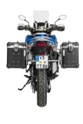 ZEGA Evo Koffersystem  für Honda CRF1000L Africa Twin (2018-) / CRF1000L Adventure Sports       Volumen 38/45, Farbe Kofferträger Silber, Farbe And-S