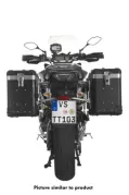 ZEGA Pro Koffersystem "And-Black" 38/38 Liter mit Edelstahlträger schwarz für Yamaha MT-09 Tracer (2015-2017)