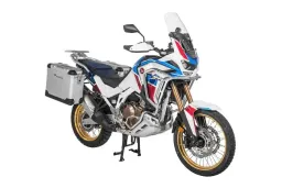 ZEGA Pro Koffersystem für Honda CRF1100L Africa Twin (2022-) / Adventure Sports    Volumen 31/38, Farbe Kofferträger Silber, Farbe Alu Natur