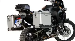 ZEGA Pro Koffersystem für BMW F800GS/ F700GS/ F650GS (Twin)   Volumen 31/38, Farbe Kofferträger Schwarz, Farbe And-Black