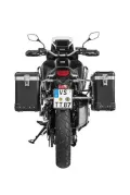 ZEGA Pro Koffersystem für Honda CRF1100L Africa Twin (-2021)          Volumen 38/45, Farbe Kofferträger Silber, Farbe Alu Natur