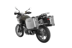 ZEGA Pro Koffersystem für BMW F800GS/ F700GS/ F650GS (Twin)     Volumen 31/38, Farbe Kofferträger Silber, Farbe And-S