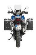 ZEGA Evo Koffersystem  für Honda CRF1000L Africa Twin (2018-) / CRF1000L Adventure Sports     Volumen 38/45, Farbe Kofferträger Schwarz, Farbe And-S