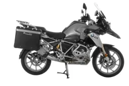 ZEGA Pro Koffersystem für BMW R1250GS/ R1250GS Adventure/ R1200GS ab 2013/ R1200GS Adventure ab 2014         Volumen 38/45, Farbe Kofferträger Schwarz, Farbe And-Black