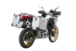 ZEGA Pro Koffersystem für F900GS Adventure, F850GS/ Adventure, F800GS(2024-), F750GS          Volumen 38/45, Farbe Kofferträger Silber, Farbe Alu Natur