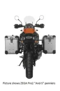 ZEGA Pro Koffersystem für KTM 1050 Adventure/ 1090 Adventure/ 1290 Super Adventure/1190 Adventure/ 1190 Adventure R         Volumen 38/45, Farbe Kofferträger Schwarz, Farbe And-Black