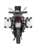 ZEGA Evo Koffersystem für Honda CRF1000L Africa Twin (2015-2017)   Volumen 31/38, Farbe Kofferträger Silber, Farbe And-S