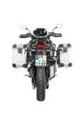 ZEGA Evo Koffersystem für Honda CRF1100L Africa Twin (-2021)    Volumen 31/38, Farbe Kofferträger Silber, Farbe And-Black