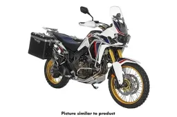 ZEGA Pro Koffersystem für Honda CRF1000L Africa Twin (2015-2017)      Volumen 31/38, Farbe Kofferträger Silber, Farbe And-Black