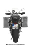 ZEGA Mundo Koffersystem  für Yamaha MT-09 Tracer (2015-2017)  Volumen 31/31, Farbe Kofferträger Silber, Farbe Alu Natur