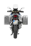 ZEGA Mundo Koffersystem für Honda CRF1100L Africa Twin (2022-) / CRF1100L Adventure Sports  Volumen 31/38, Farbe Kofferträger Silber, Farbe Alu Natur