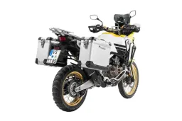 ZEGA Pro Koffersystem für Honda CRF1000L Africa Twin (2018-) / CRF1000L Adventure Sports     Volumen 31/38, Farbe Kofferträger Silber, Farbe And-S