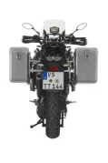 ZEGA Mundo Koffersystem für Yamaha XT1200Z/ ZE Super Ténéré  Volumen 31/38, Farbe Kofferträger Silber, Farbe Alu Natur