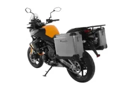 ZEGA Pro Koffersystem 31/31 Liter mit Stahlträger schwarz für Kawasaki Versys 650 (2010-2014)