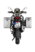 ZEGA Mundo Koffersystem für Honda CRF1000L Africa Twin (2015-2017)  Volumen 31/38, Farbe Kofferträger Silber, Farbe Alu Natur