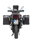 ZEGA Evo Koffersystem für Honda CRF1000L Africa Twin (2015-2017)       Volumen 38/45, Farbe Kofferträger Silber, Farbe And-S