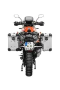 ZEGA Evo X Sondersystem für KTM 1050 Adventure/ 1090 Adventure/ 1290 Super Adventure/ 1190 Adventure/ 1190 Adventure R       Volumen 45/45, Farbe Kofferträger Silber, Farbe And-S