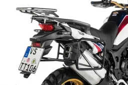 Kofferträger Edelstahl, schwarz für Honda CRF1000L Africa Twin (2015-2017)