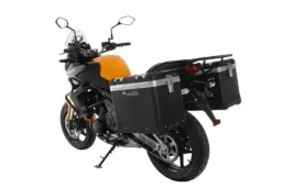 ZEGA Pro Koffersystem "And-Black" 45/45 Liter mit Stahlträger schwarz für Kawasaki Versys 650 (2010-2014)