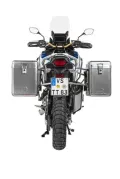 ZEGA Mundo Koffersystem für Honda CRF1100L Africa Twin (2022-) / CRF1100L Adventure Sports    Volumen 38/45, Farbe Kofferträger Silber, Farbe Alu Natur