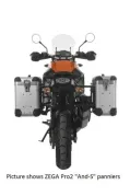 ZEGA Pro Koffersystem für KTM 1050 Adventure/ 1090 Adventure/ 1290 Super Adventure/1190 Adventure/ 1190 Adventure R   Volumen 31/38, Farbe Kofferträger Schwarz, Farbe And-Black