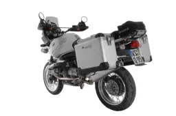 ZEGA Pro Koffersystem "And-S" 38/45 Liter mit Edelstahlträger für BMW R1150GS/ R1150GS Adventure/ R1100GS/ R850GS