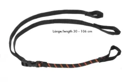 Rokstraps Strap It™ Pack Adjustable *schwarz-orange* 30-106 cm 2 St. mit Schlaufen