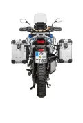 ZEGA Evo Koffersystem für Honda CRF1100L Africa Twin (2022-) / Adventure Sports  Volumen 31/38, Farbe Kofferträger Schwarz, Farbe silber