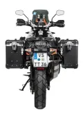 ZEGA Evo X Sondersystem für KTM 1050 Adventure/ 1090 Adventure/ 1290 Super Adventure/ 1190 Adventure/ 1190 Adventure R     Volumen 45/45, Farbe Kofferträger Schwarz, Farbe And-S