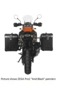 ZEGA Pro Koffersystem für KTM 1050 Adventure/ 1090 Adventure/ 1290 Super Adventure/1190 Adventure/ 1190 Adventure R          Volumen 38/45, Farbe Kofferträger Silber, Farbe Alu Natur