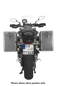 ZEGA Mundo Koffersystem  für Yamaha MT-09 Tracer (2015-2017)    Volumen 38/38, Farbe Kofferträger Silber, Farbe Alu Natur